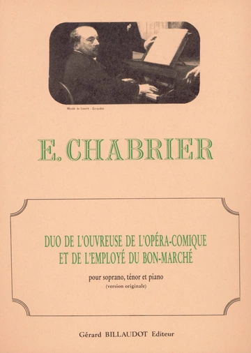 Duo de l&amp;#039;ouvreuse de l&amp;#039;opéra comique et de l&amp;#039;employe du bon marche Visual